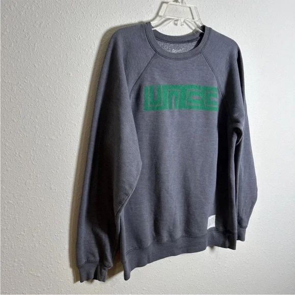 UNC Charlotte 49ers Retro Brand Gray Crew Neck Fleece Sweatshirt Men's Medium - Picture 6 of 12